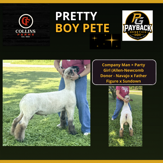Pretty Boy Pete Frozen Semen